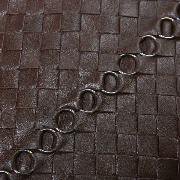 Bottega Veneta waxed leather tote 16053 coffee - Click Image to Close